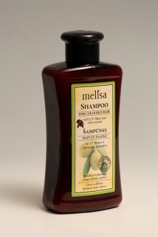 Shampoo with UV filter and olive extract for colour-treated hair