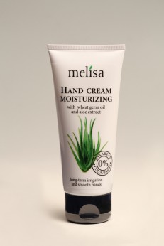 Melisa Moisturizing Hand cream with  wheat germ oil and aloe extract